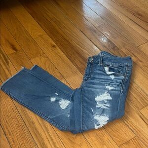 AEO Artist Crop Jeans